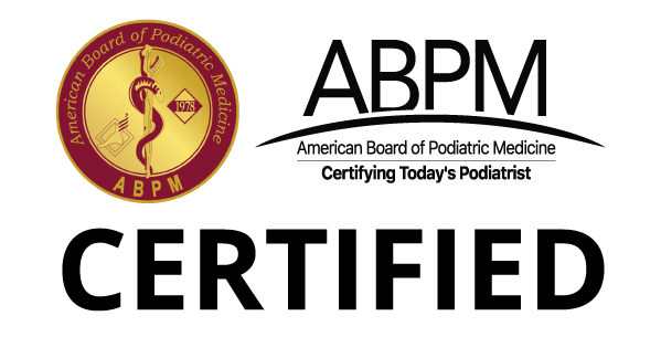 American Board of Podiatric Medicine certified